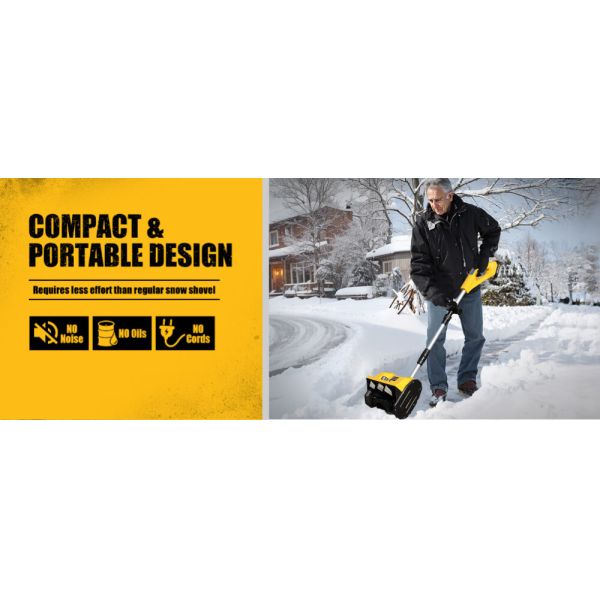 Industrial Grade Cordless Electric Snow Shovel Automatic Snow Blower Convenient