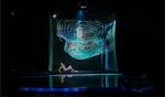 Front Rear Transparent Hologram Mesh Screen For Live Concert