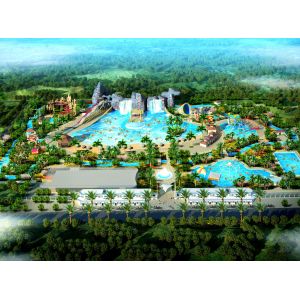 Quality Customizable Largest Scale Water Park Plan With Fiberglass Filtration System for sale
