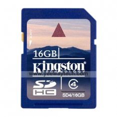 Quality 16GB Kingston SDHC SD Memory Card for sale