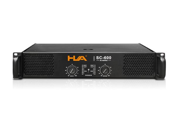 Buy 2 x 600W Powered Audio Amplifier , Switch Mode Power Amplifier For Line Array Speaker at wholesale prices