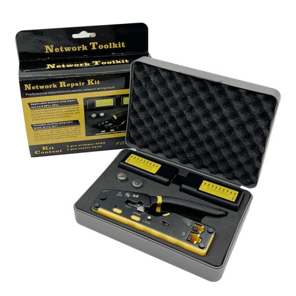 Buy Cat7 RJ45 Cable Tester tool set Network Wiring Tools Repair Kit Network Toolkit Cat7 tool at wholesale prices