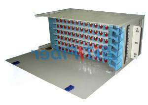 Quality 96 Port Patch Panel  SC UPC Simplex Port , Fixed Type ODF Wall Mount Fiber Patch Panel for sale