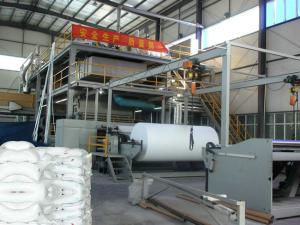 High Efficiency Non Woven Fabric Making Machine With SIEMENS PLC Control System