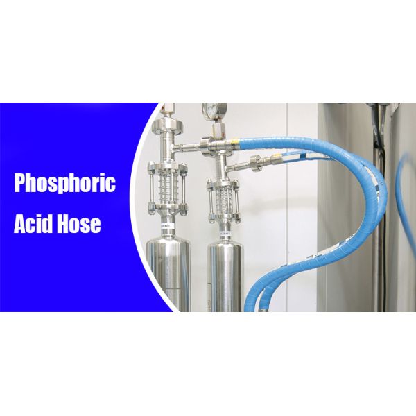 Resistant To Weathering Acid Transfer Hose Customizable With Camlock Flange