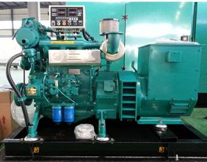 China Marine Engine Genset Diesel Generator 1500rpm Salt Sea Water Cooled on sale