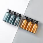 China Shower Gel PET Cosmetic Bottles 300ml 500ml Plastic Bottle With Pump Dispenser for sale