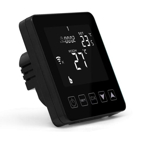 weekly Programmable Touch Screen Electric Heating Thermostat 16A LCD Display for Electric Floor HeatingController