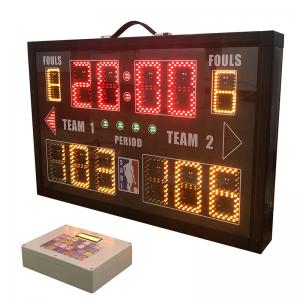 Quality Light Aluminum Frame Portable Electronic Scoreboard 860mm * 550mm * 100mm for sale