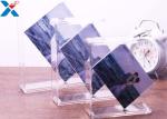 Plexiglass PMMA Custom Acrylic Frames Double Rotating U Shape Picture Table