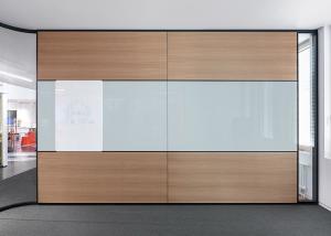 Quality Solid malamine panel partition Aluminum material glawall partition fast reply for sale