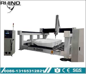 Woodworking 4 Axis CNC Router Machine , 1000mm Z Axis Heavy Duty CNC Router