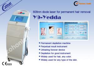 Quality Diode Laser Hair Removal Machine 808nm For Cheek Hair / Lip Removal for sale
