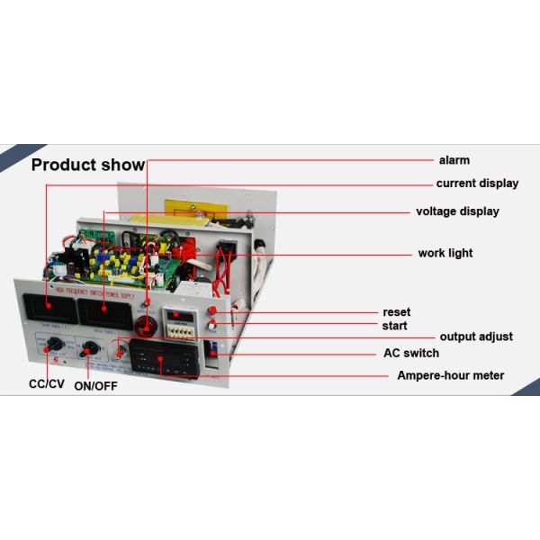 PCB IGBT plating DC rectifier 12v 100a