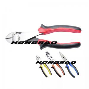 China 7.5 Angled Diagonal Cutters Side Cutting Pliers Work In Limited Confined Space on sale