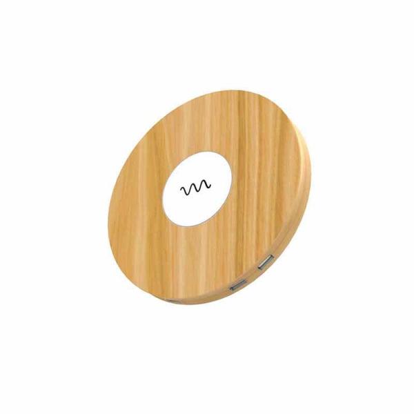Buy Multi Functions Portable Mobile Phone Qi Wireless Charger with 2 QC3.0 USB Ports for Samsung at wholesale prices