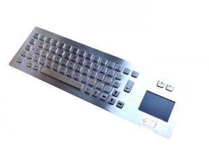 China PS/2 20mA 1.5mm Stroke Industrial Stainless Keyboard 64 Keys on sale