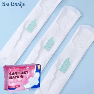 Quality 100% Cotton Super Absorbent Anion Sanitary Pads Soft Breathable Ladies Pads for Day for sale