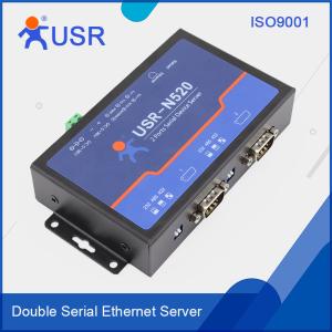 Quality [USR-N520] 2 -Ports Ethernet to Serial converter with RS232/RS485/RS422 port, modbus gateway for sale