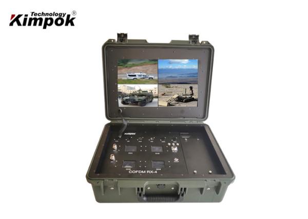 Buy 4 Channels COFDM Video Receiver With 17 Inch LCD Display Wireless OEM at wholesale prices