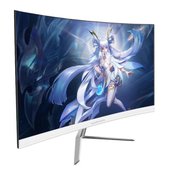 Buy Super Thin Slim Desktop LED LCD Curved Screen Monitor 32'' Full HD With Speaker at wholesale prices