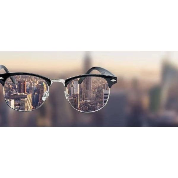 China-Made High-Quality Optical Eyeglass Lenses: Tinted Gradient Brown & Solid Color Sunglass Lenses