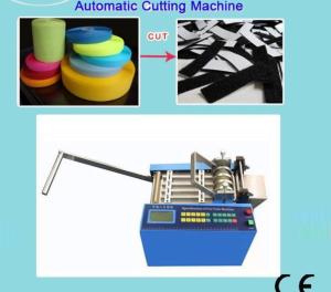 Quality Machine for hook&amp;loop strap cutting/Automatic hook&amp;loop strip cutter for sale