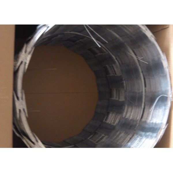 PVC Coated Razor Barbed Wire 450MM Coil BTO 22 0.5mm thickness