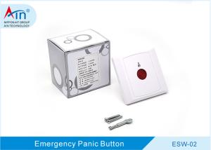 Quality Embedded 86 Type Bottom Box Emergency Button , Resets By Using A Key for sale