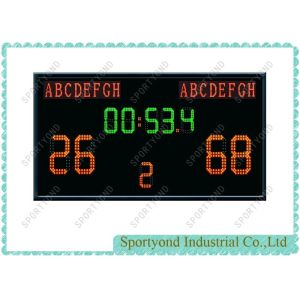 Quality Electronic LED Handball scoreboard wth time display for sale