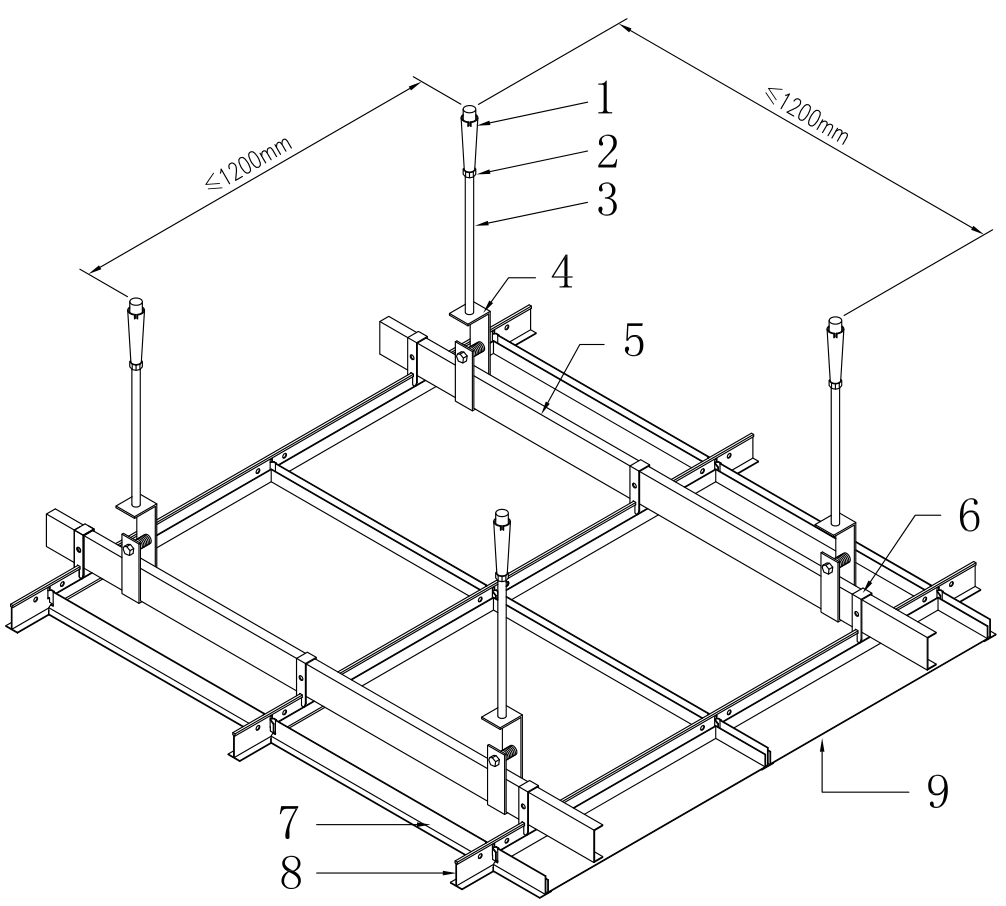 35mm Thickness Acoustic Soundproof Ceiling Mineral Fiber Panel For Office