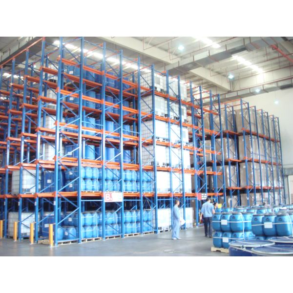 ISO9001 Galvanized Drive Through Pallet Racking System For Forklift