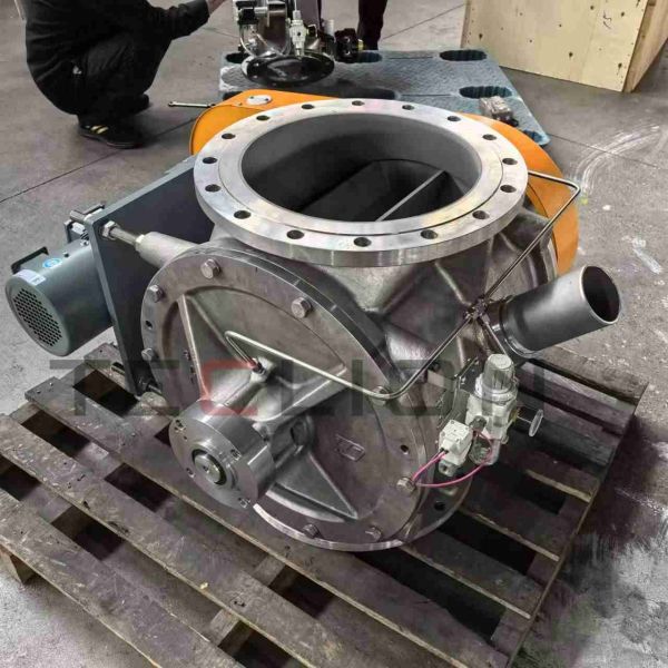 12L Sprayable Tungsten Carbide Rotary Vane Feeder Airlock Industrial Large Caliber