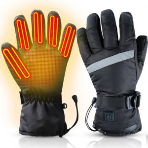 China Downhill Electric Heated Skiing Gloves Waterproof 29x13cm 0.8kg on sale