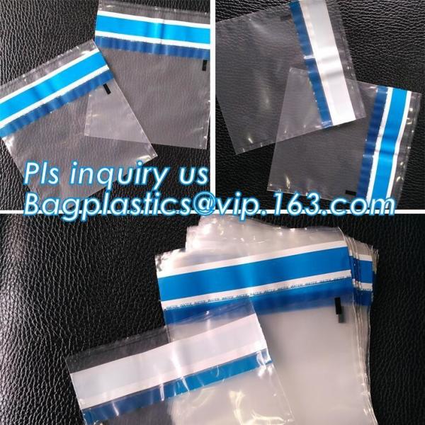 plastic security bank deposit cash money courier tamper evident proof self sealing bag, Level 2 Bank Security Deposit Ba