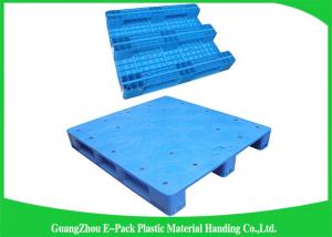 Quality Virgin HDPE Plastic Skids Pallets With Three Runners , 1T Shelf Load for sale
