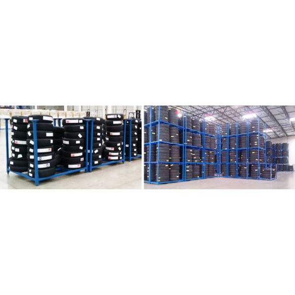 A58: Stacking rack Portable Heavy-Duty Tire Rack Tyre Storage Rack Tire Pallet Rack Support Custom