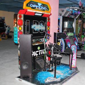 Quality Jazz Drum Arcade Game Machine 32 inch Coin Operated Music Game Machine For Kids for sale