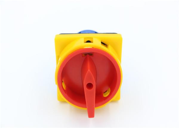 Buy Electronic Rotary Selector Switch Three Phase 2 Position Square Panel Mounting at wholesale prices
