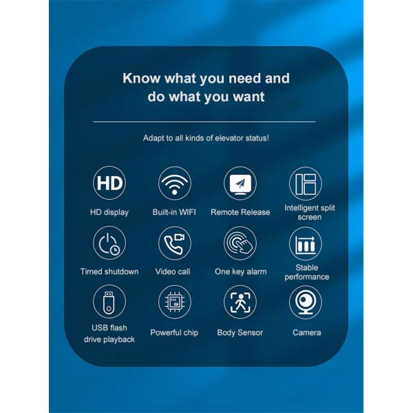 21.5 Inch 4G Elevator Screen Advertising Display Digital Signage 1920x1080 Resolution