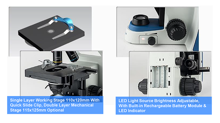 5.0M HDMI USB 9" LCD Digital Biological Microscope