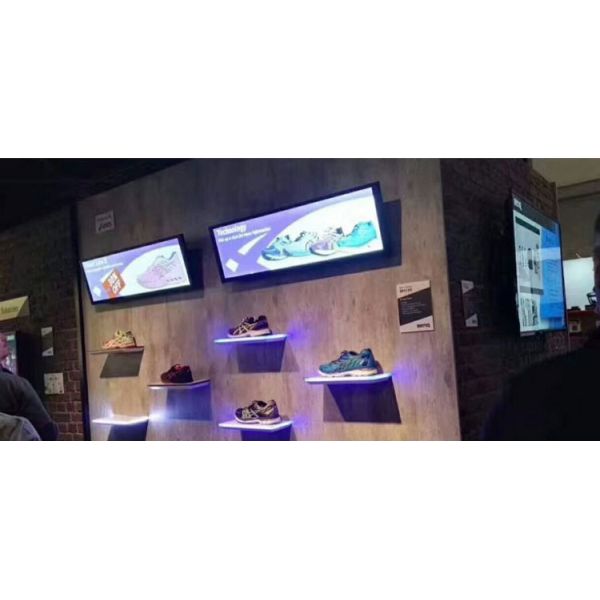 Stretched OEM Tft Taxi Elevator Flat Digital Edge Lcd Display Shelf Advertising Screen