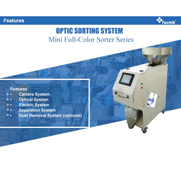 Mini High Effect Rice / Coffee Bean / Grain Color Sorter Machine