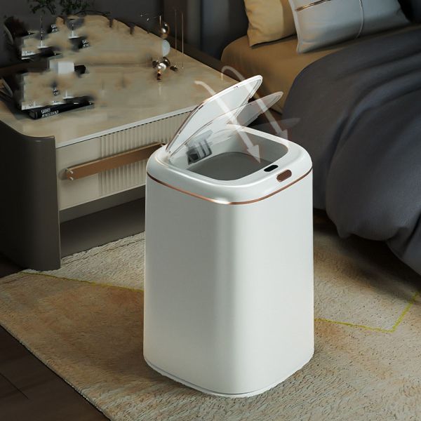2023 35L Automatic Water-Proof Dustbin Smart Sensor Automatic Kitchen Plastic Smart Trash Can