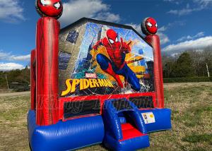 China Kids Inflatable Bouncer Castle Outdoor Commercial Party Spider Man Bouncy Castle Hire on sale