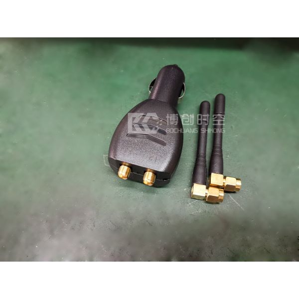 Vehicled GPS jammer + Beidou signal jammer Vehicled cigarette lighter 12V - 24V power supply to prevent positioning and