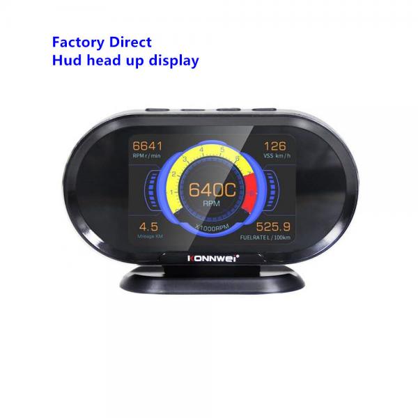 Buy FCC 3.5" TFT HUD Head Up Display Obd II For Car Speed Alarm at wholesale prices