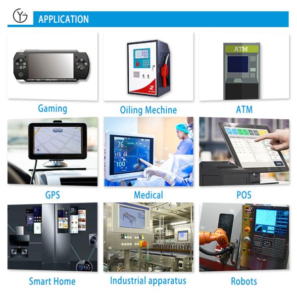 7 inch 800*480 40pins FPC WLED TFT LCD display LMS700KF06