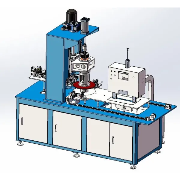 Full Automatic Cable Coiling And Wrapping Machine Finished Cable Packaging Machine