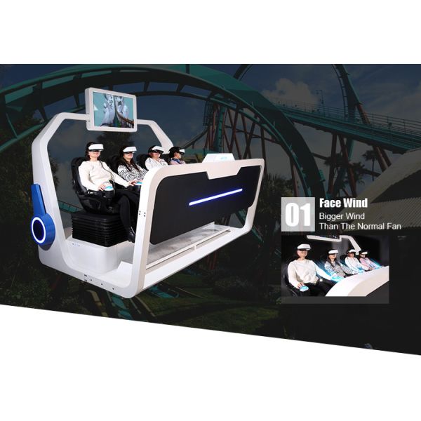 Theme Park VR Multiplayer Games 9D VR Shooting Games For 4 Players